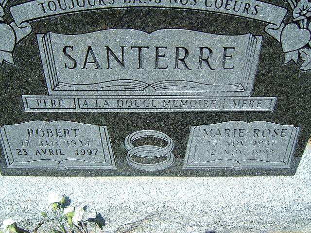 Headstone image of Santerre