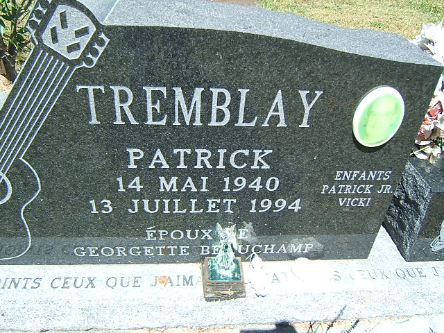 Headstone image of Tremblay