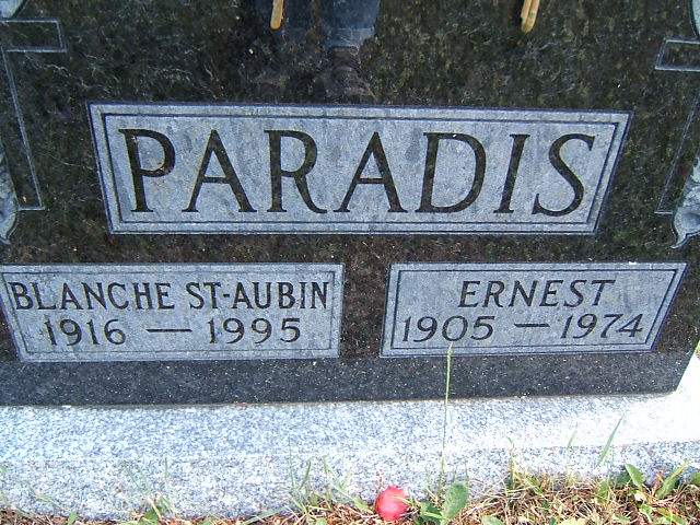 Headstone image of Paradis