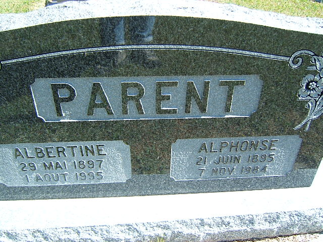 Headstone image of Parent