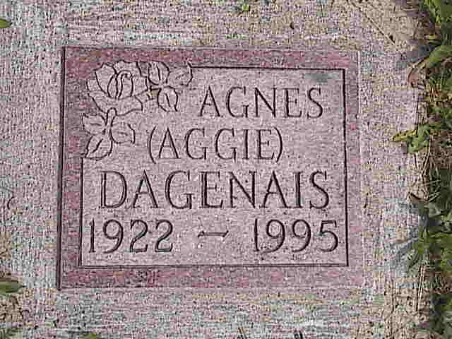 Headstone image of Dagenais