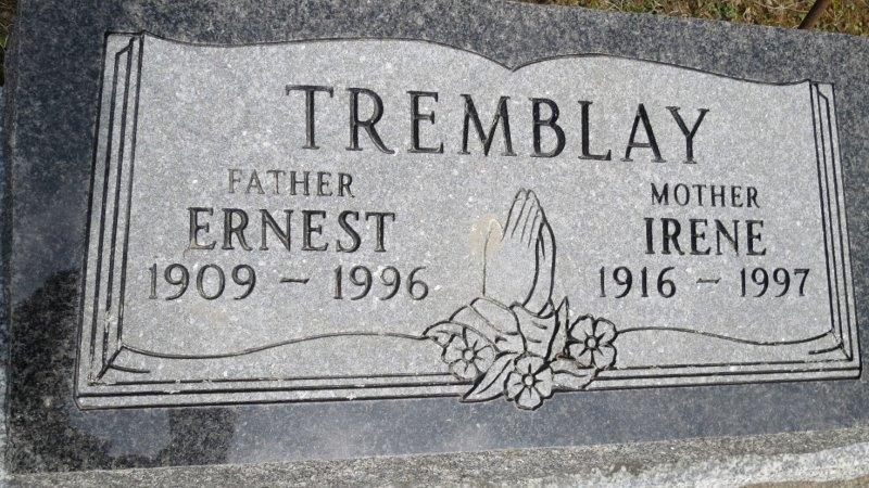 Headstone image of Tremblay