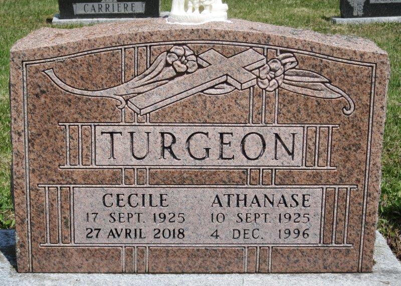 Headstone image of Turgeon