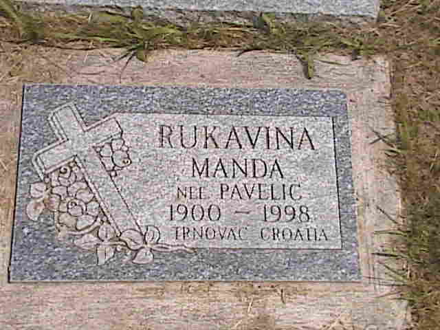 Headstone image of Rukavina
