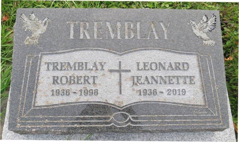 Headstone image of Tremblay