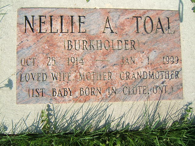 Headstone image of Toal