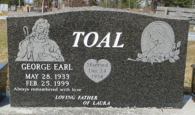 Headstone image of Toal