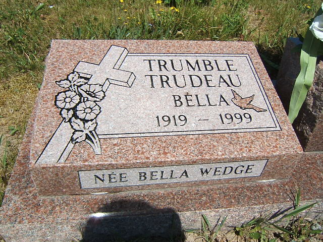 Headstone image of Trudeau-Trumble