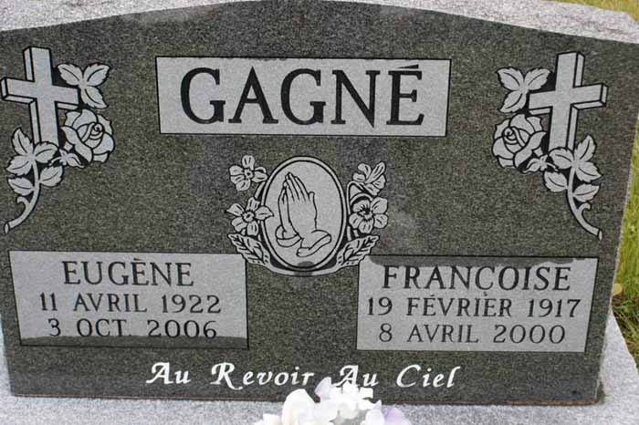 Headstone image of Gagné