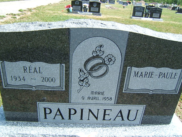 Headstone image of Papineau