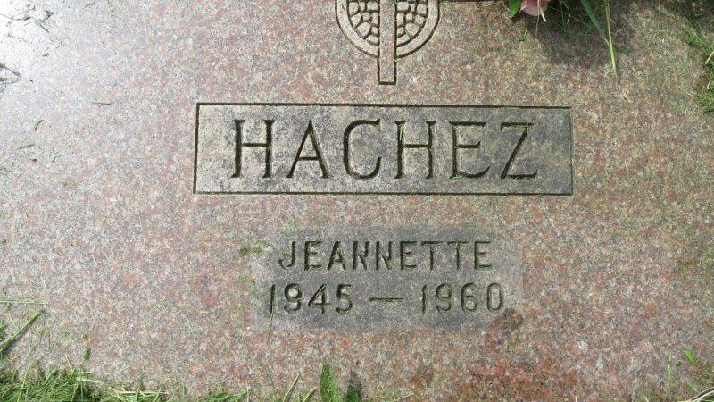 Headstone image of Hachez