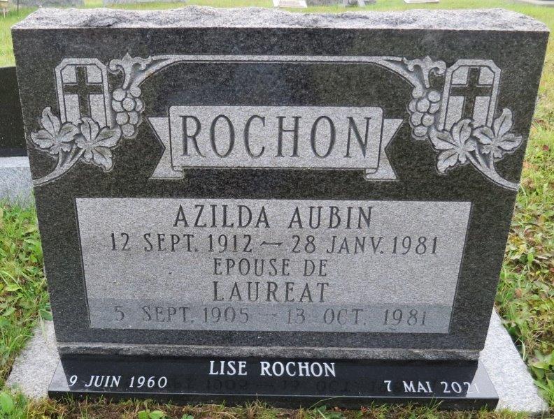 Headstone image of Rochon