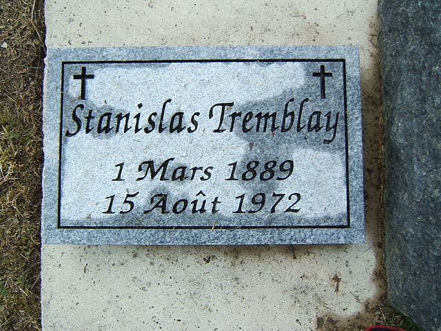 Headstone image of Tremblay