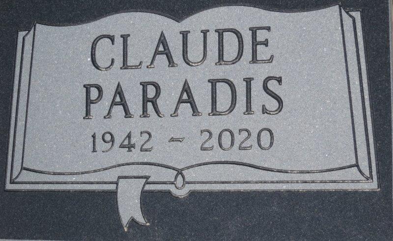 Headstone image of Paradis