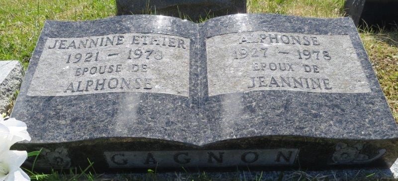 Headstone image of Gagnon