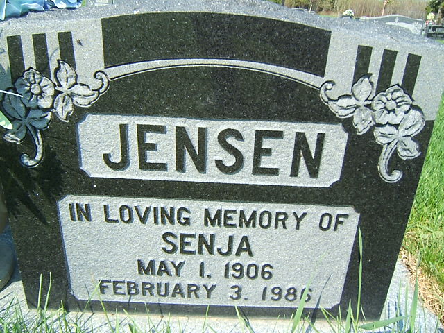 Headstone image of Jensen