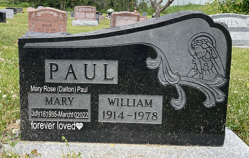 Headstone image of Robbins-Paul