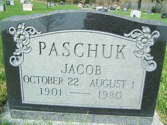 Headstone image of Paschuk
