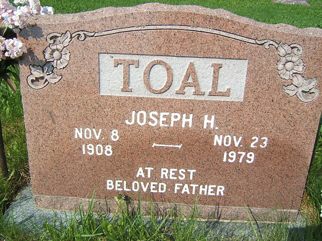 Headstone image of Toal