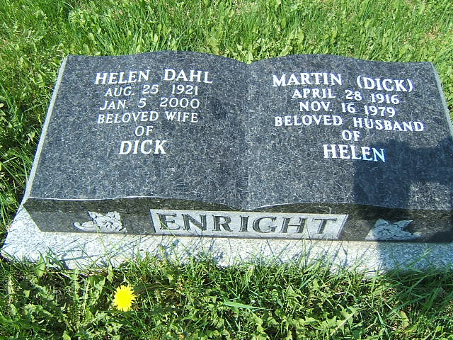 Headstone image of Enright