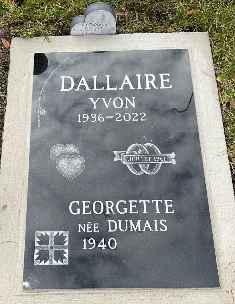 Headstone image of Dallaire
