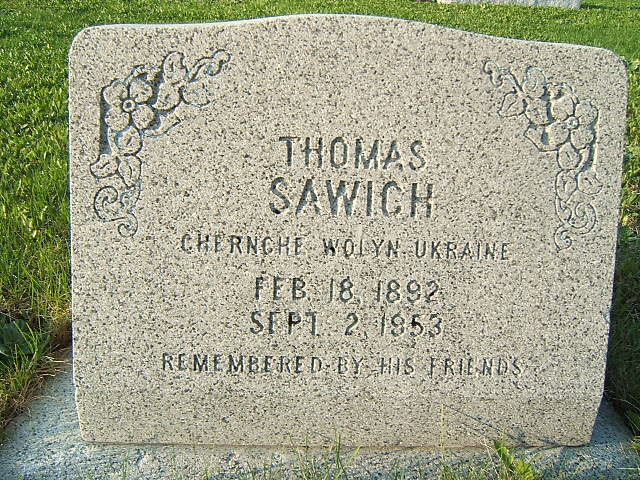 Headstone image of Sawich