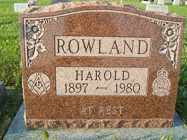 Headstone image of Rowland