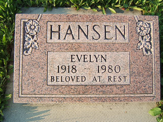 Headstone image of Hansen