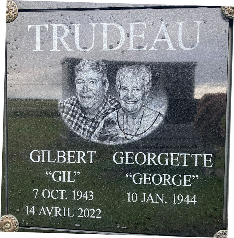 Headstone image of Trudeau