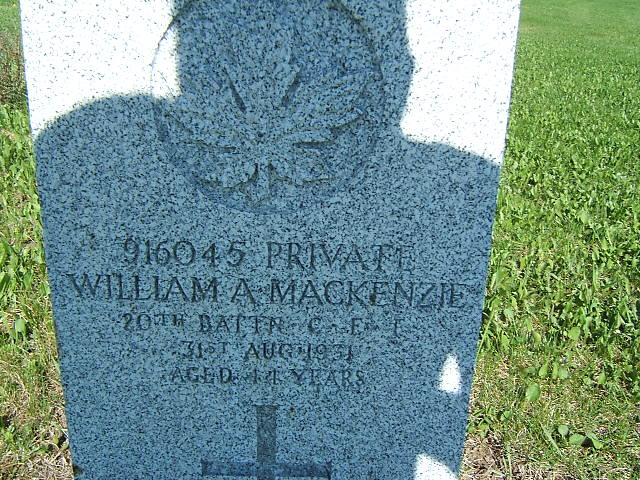 Headstone image of MacKenzie