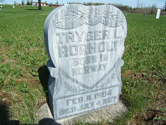 Headstone image of Rorholt