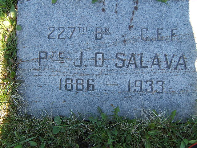 Headstone image of Salava