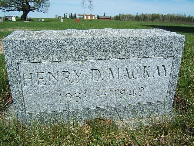 Headstone image of MacKay