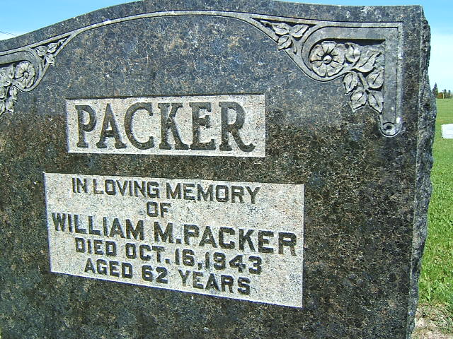 Headstone image of Packer