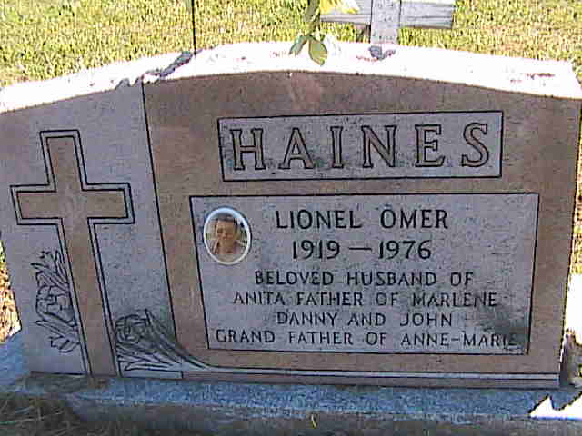 Headstone image of Haines