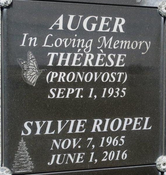 Headstone image of Riopel