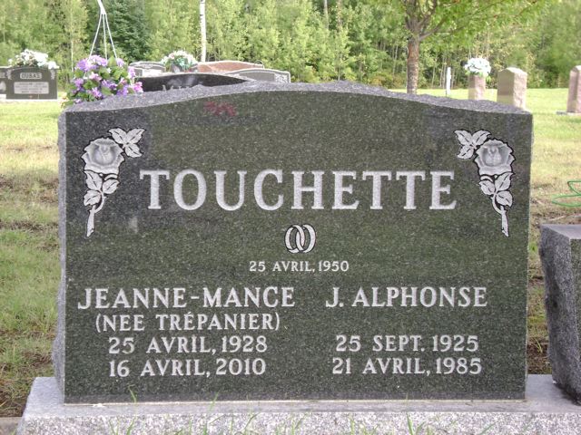 Headstone image of Touchette