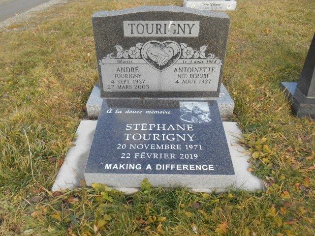 Headstone image of Tourigny