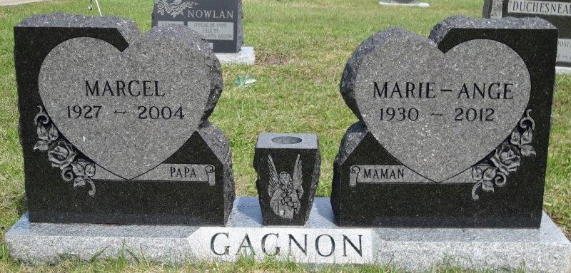 Headstone image of Gagnon