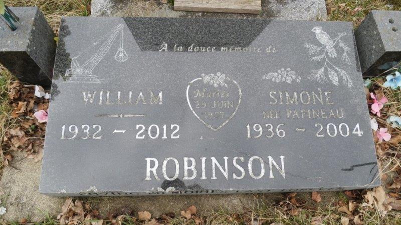 Headstone image of Robinson