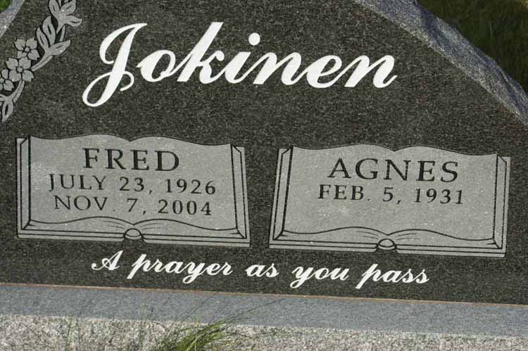 Headstone image of Jokinen