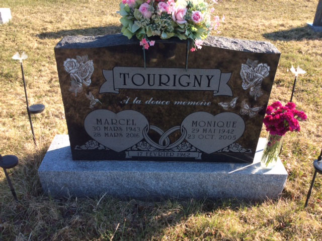 Headstone image of Tourigny