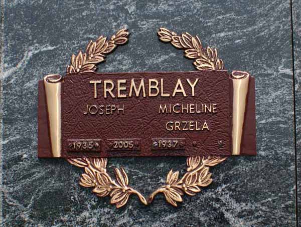 Headstone image of Tremblay