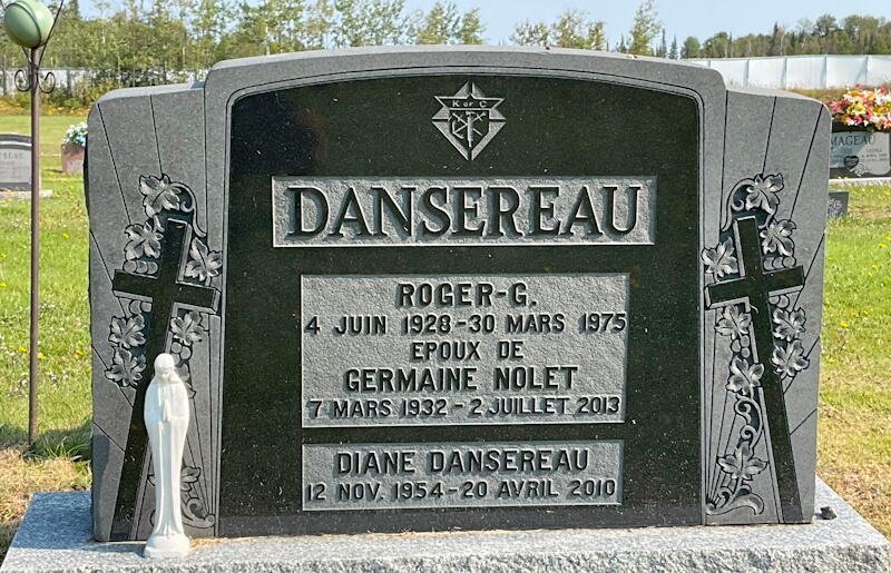 Headstone image of Dansereau