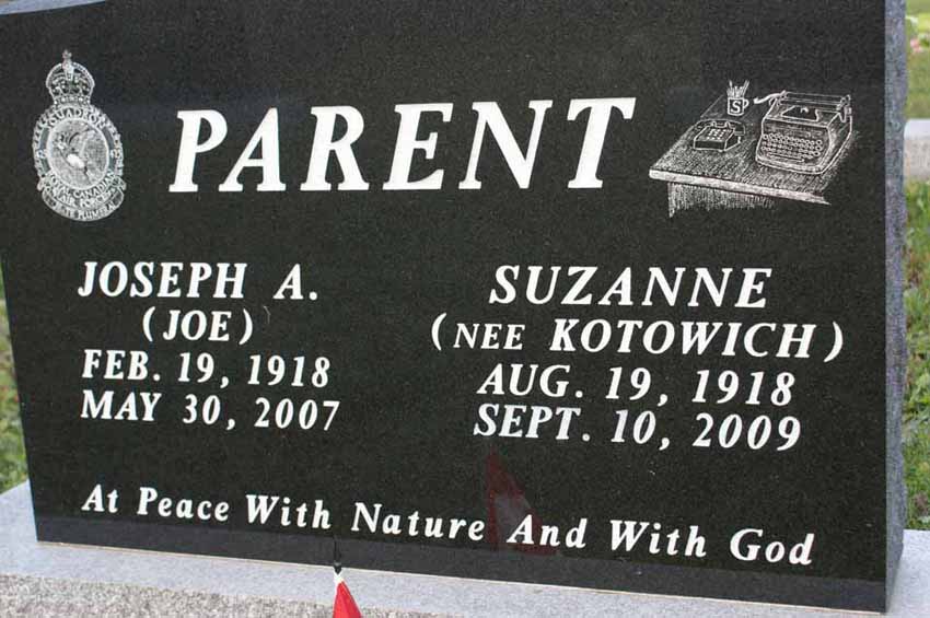 Headstone image of Parent