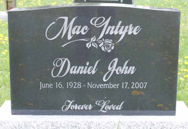 Headstone image of MacIntyre