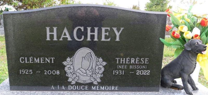 Headstone image of Hachey
