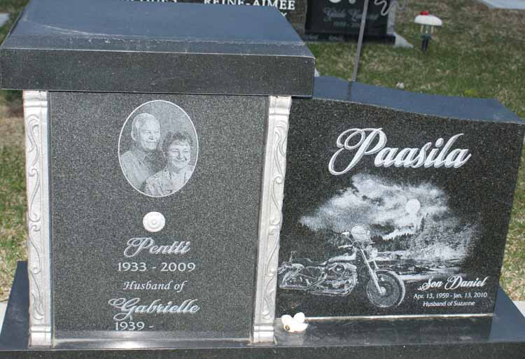Headstone image of Paasila