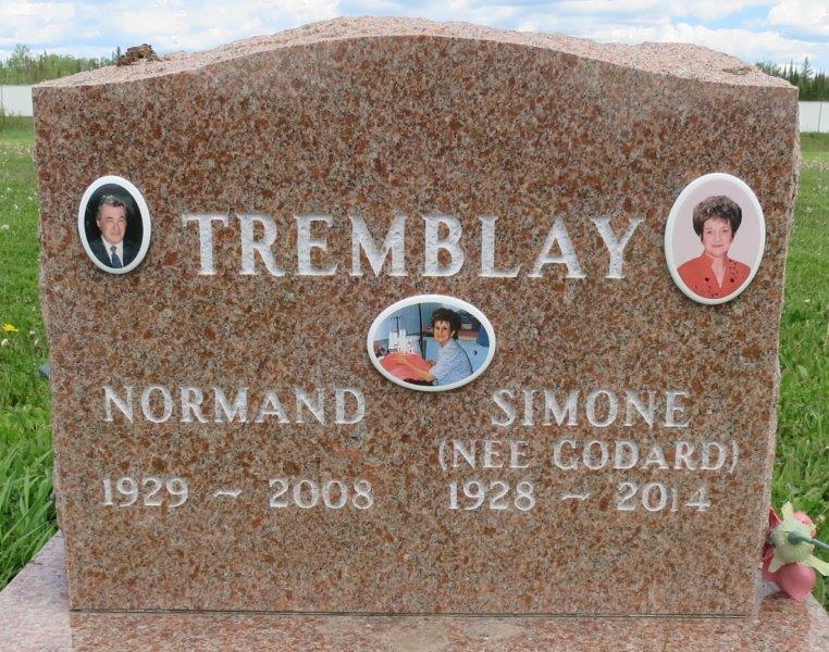 Headstone image of Tremblay