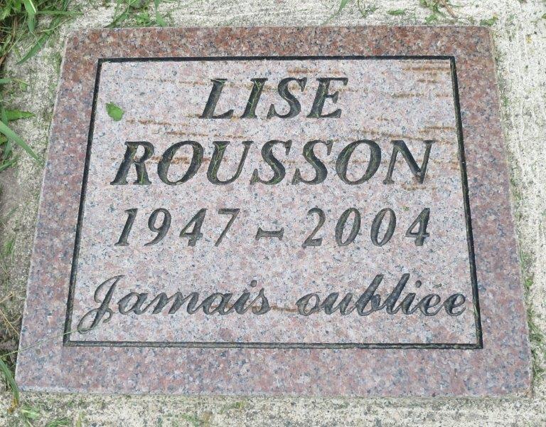 Headstone image of Rousson